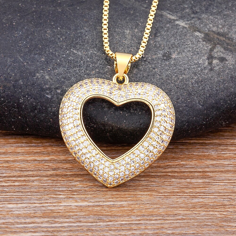 Charlotte Crystal Heart Necklace