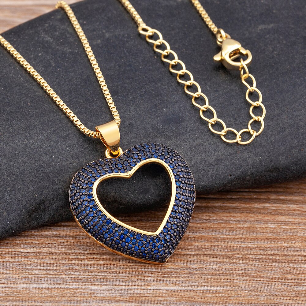 Charlotte Crystal Heart Necklace