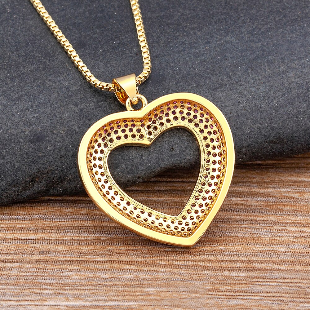 Charlotte Crystal Heart Necklace