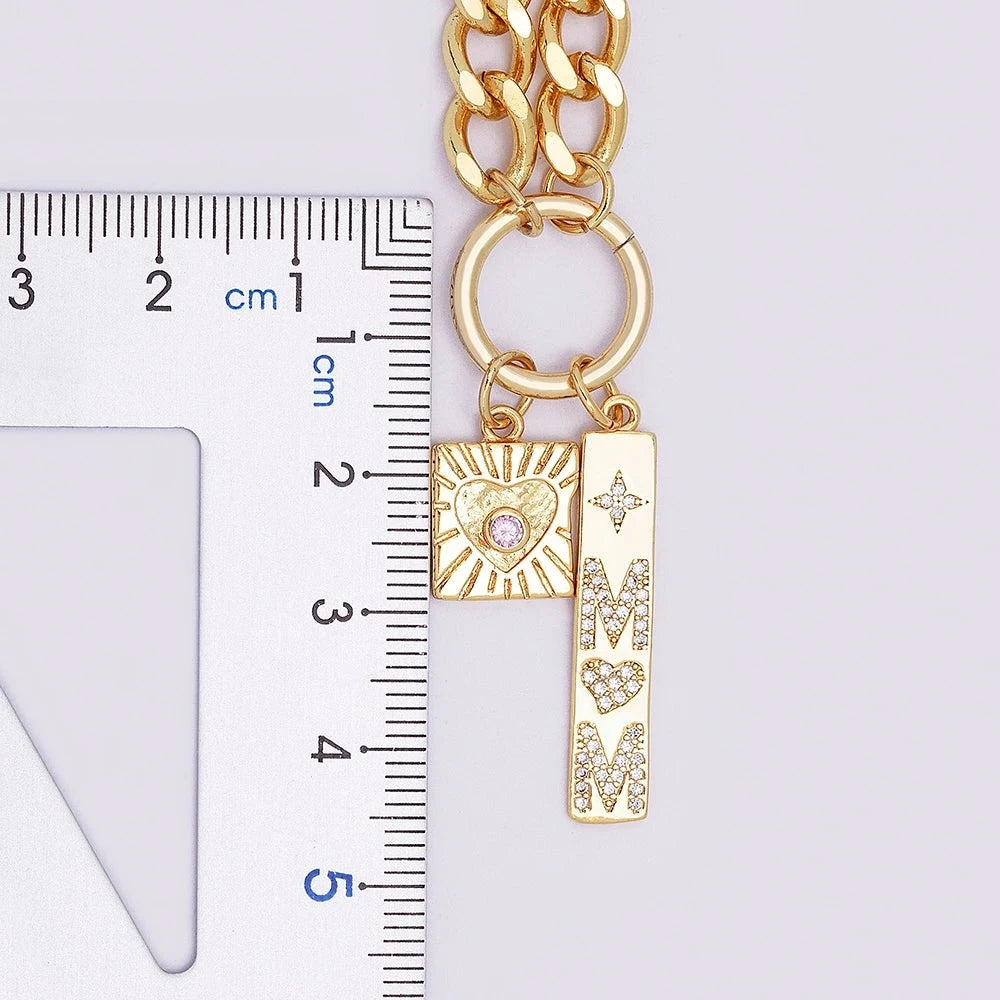 Mom Crystal necklace