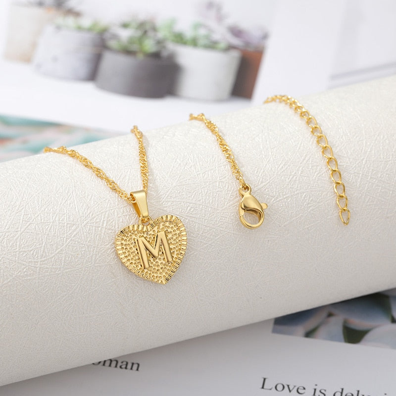 Zuri Letter Necklace - Rosetose