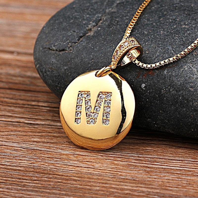EMMA Initial Necklace - Rosetose