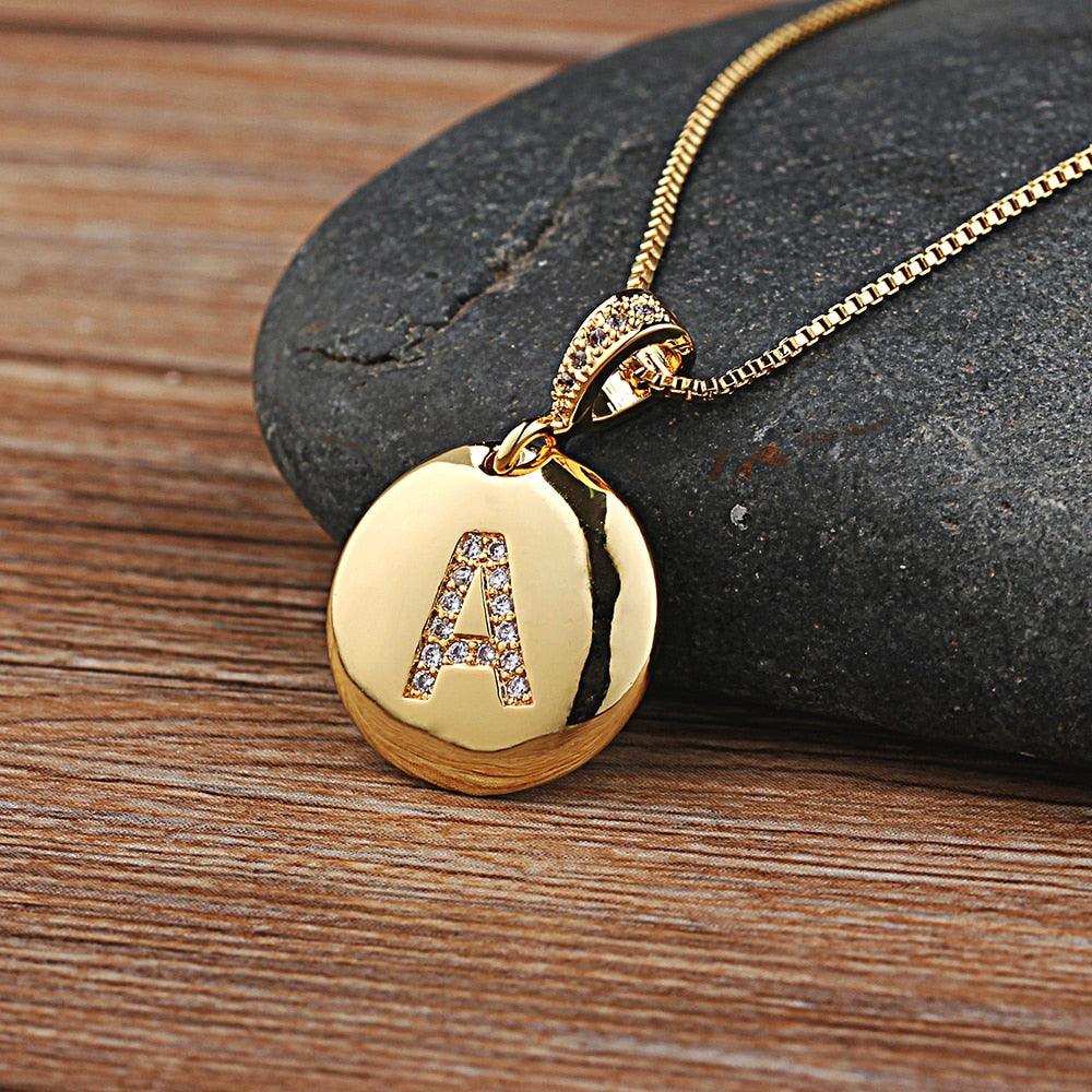 EMMA Initial Necklace - Rosetose