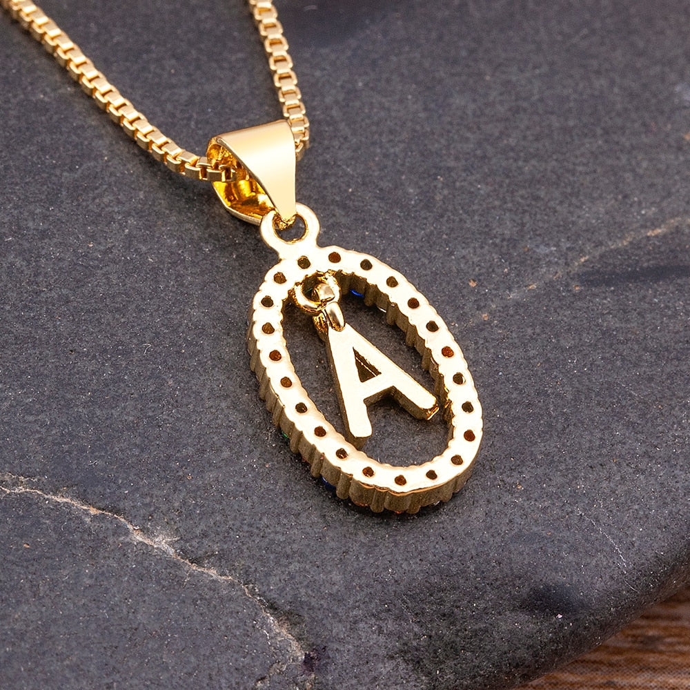 Luna Initial Necklace