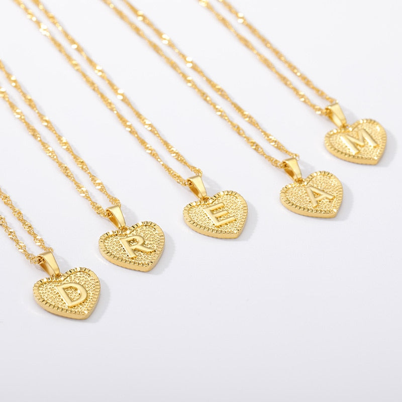 Zuri Letter Necklace - Rosetose
