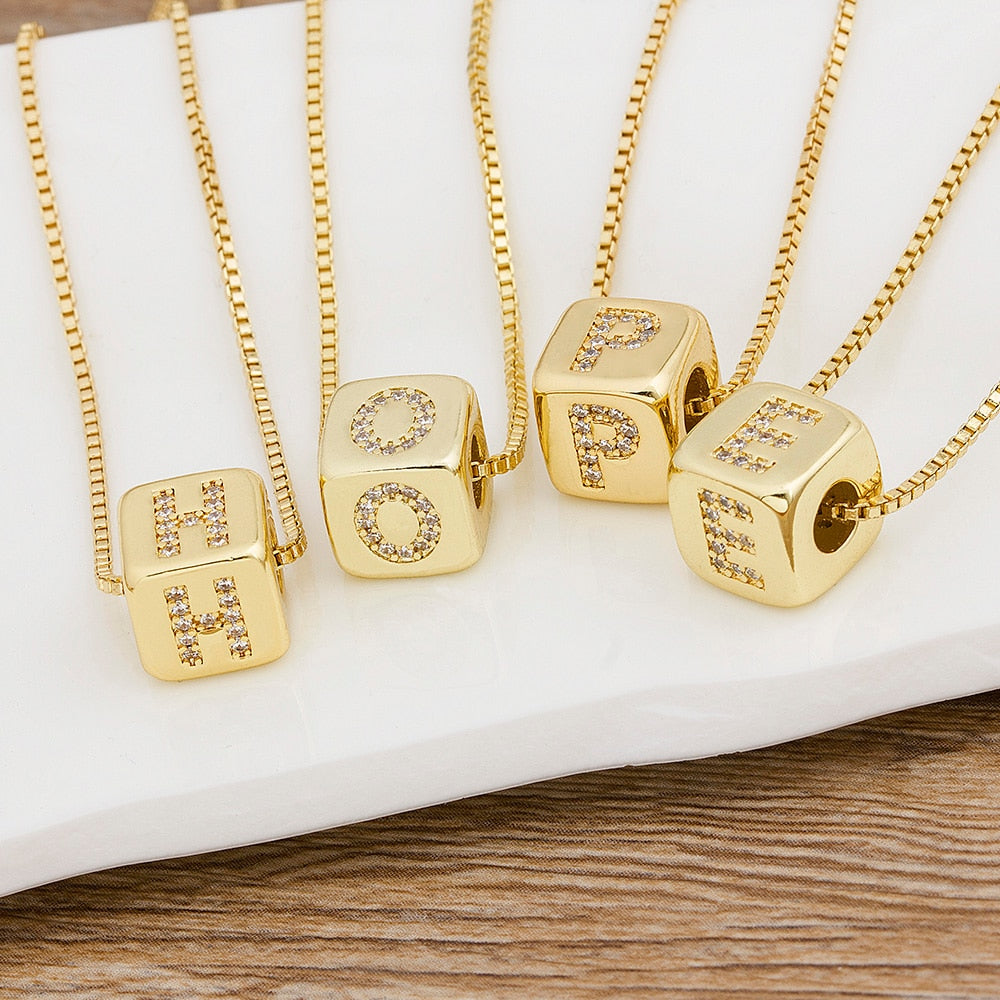 Zora Initial Necklace