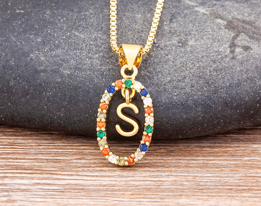 Luna Initial Necklace