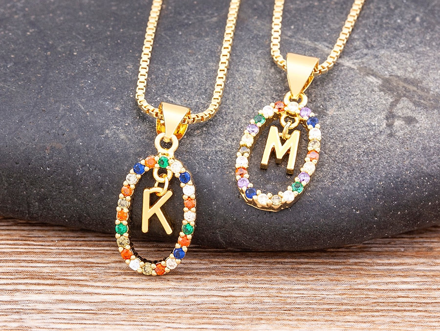 Luna Initial Necklace
