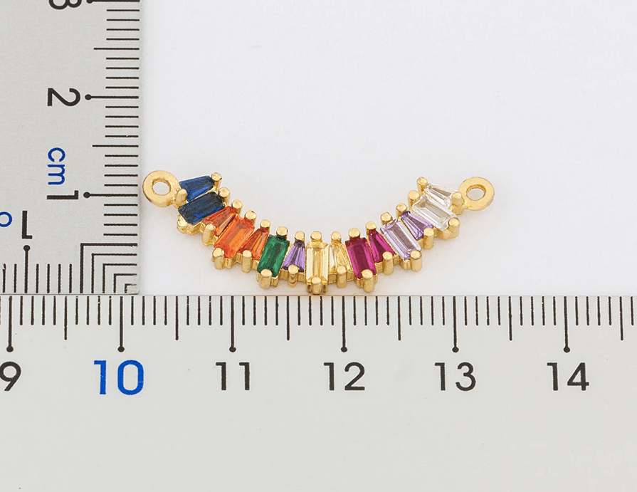 Nora Multicolor Crystal Necklace - Rosetose
