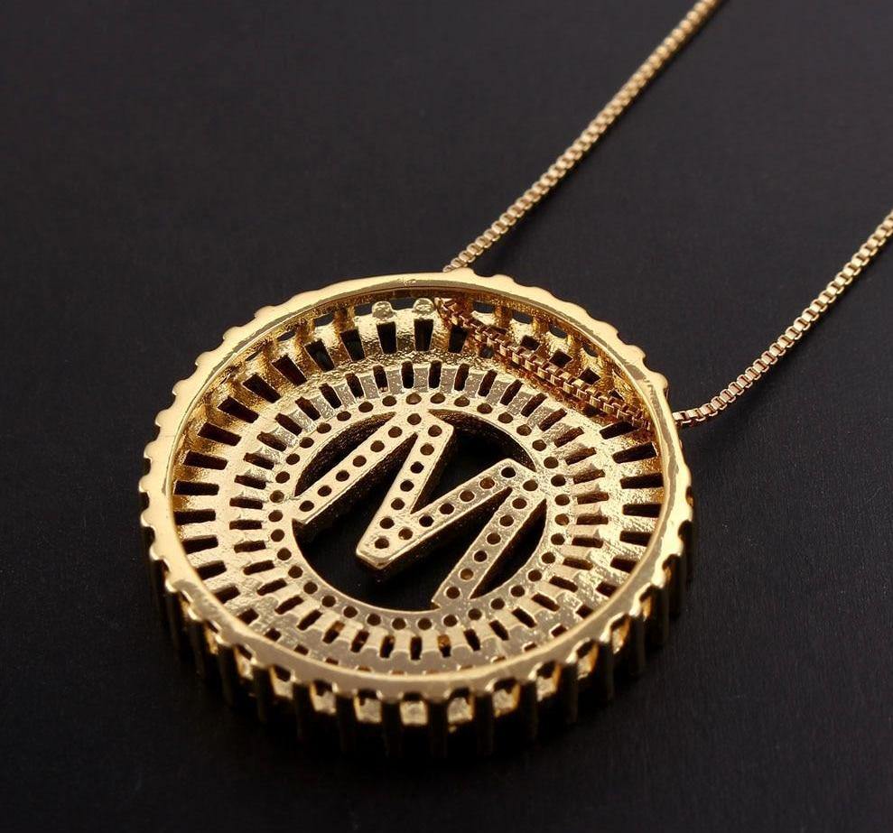 BOLD Initial Necklace - Rosetose