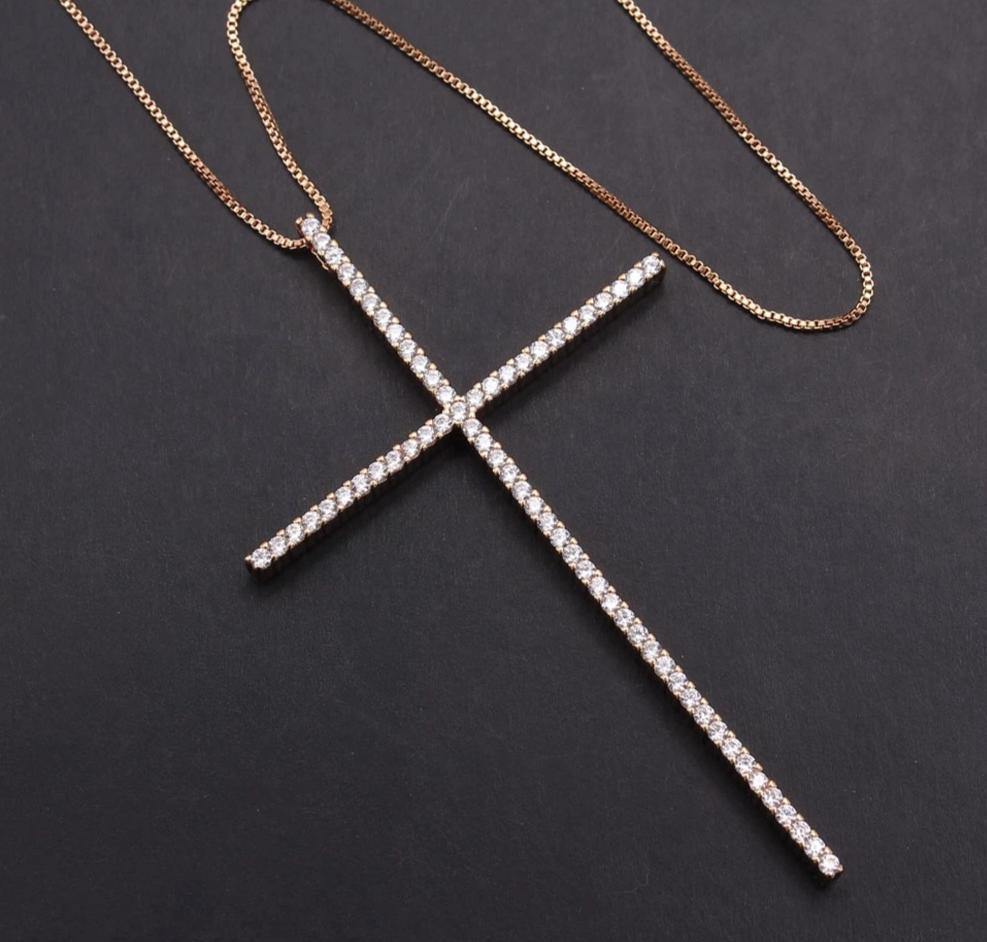 HOPE Cross Necklace - Rosetose