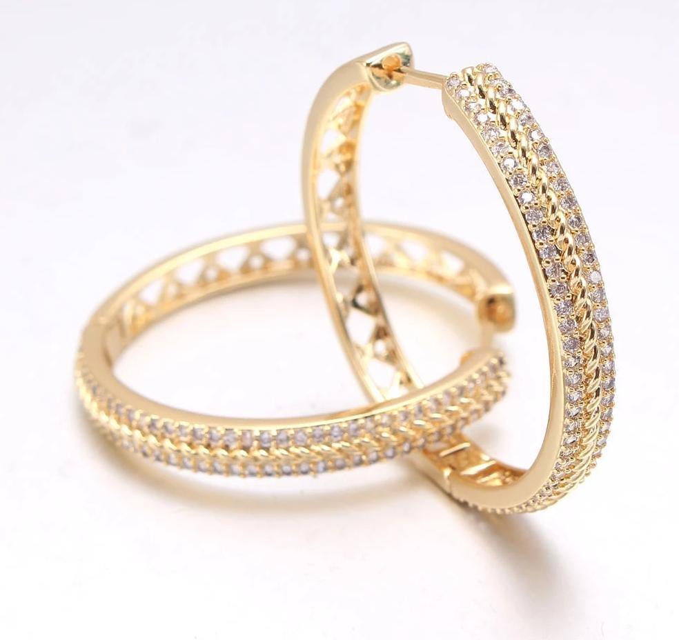 BECCA Hoop Earrings - Rosetose
