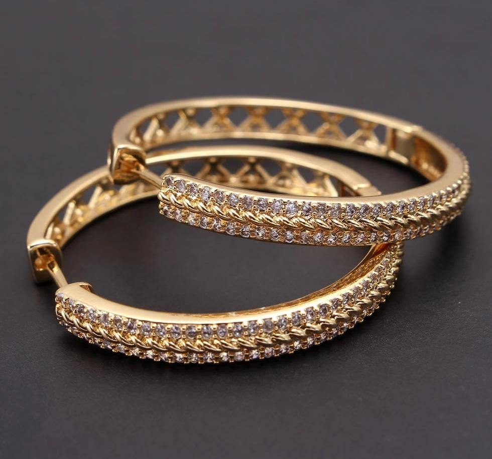 BECCA Hoop Earrings - Rosetose
