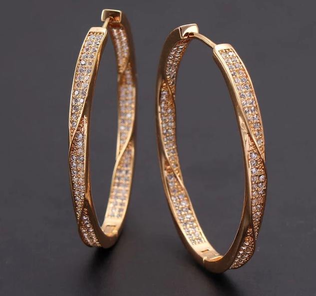MIA Hoop Earrings - Rosetose