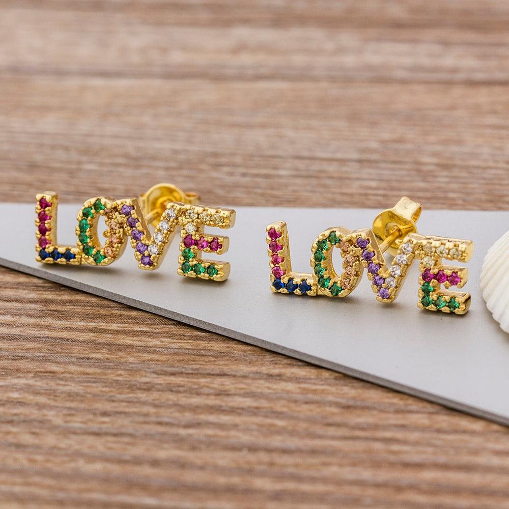 Love Stud Earrings - Rosetose