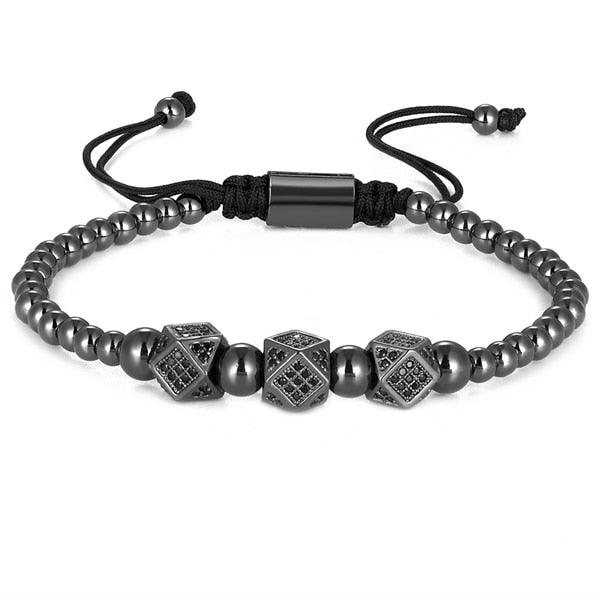 BRAVE Geometric Beaded Bracelet - Rosetose