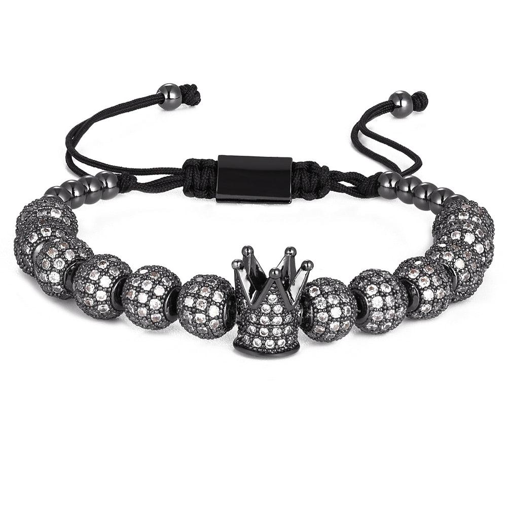 BRAVE Crown Beaded Bracelet - Rosetose