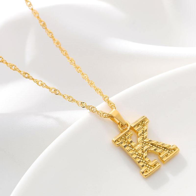 RILEY Initial Necklace - Rosetose