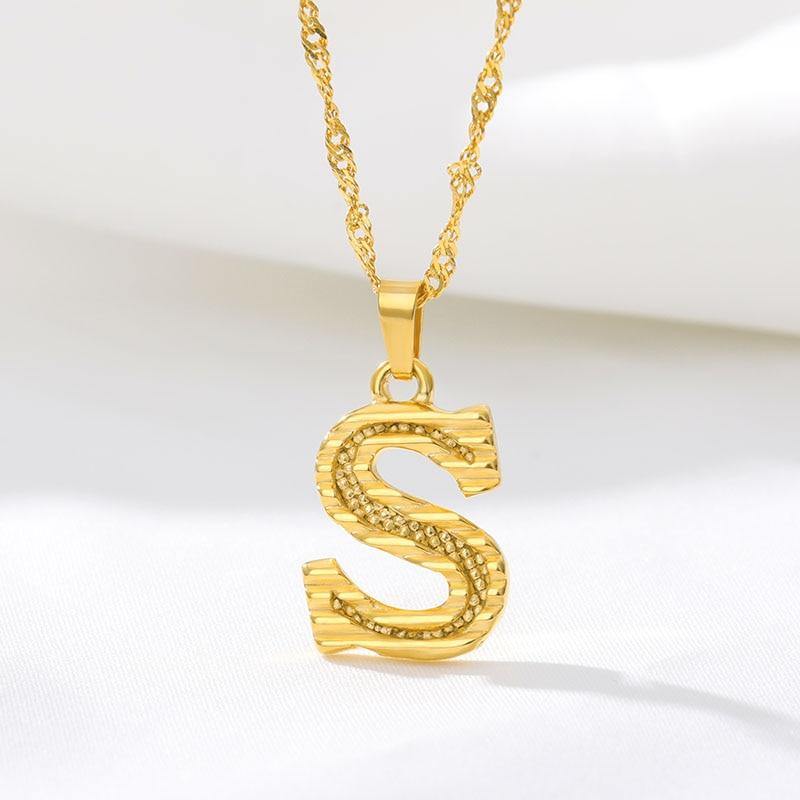 RILEY Initial Necklace - Rosetose