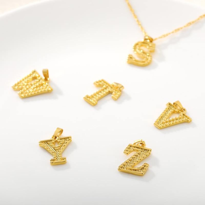 RILEY Initial Necklace - Rosetose