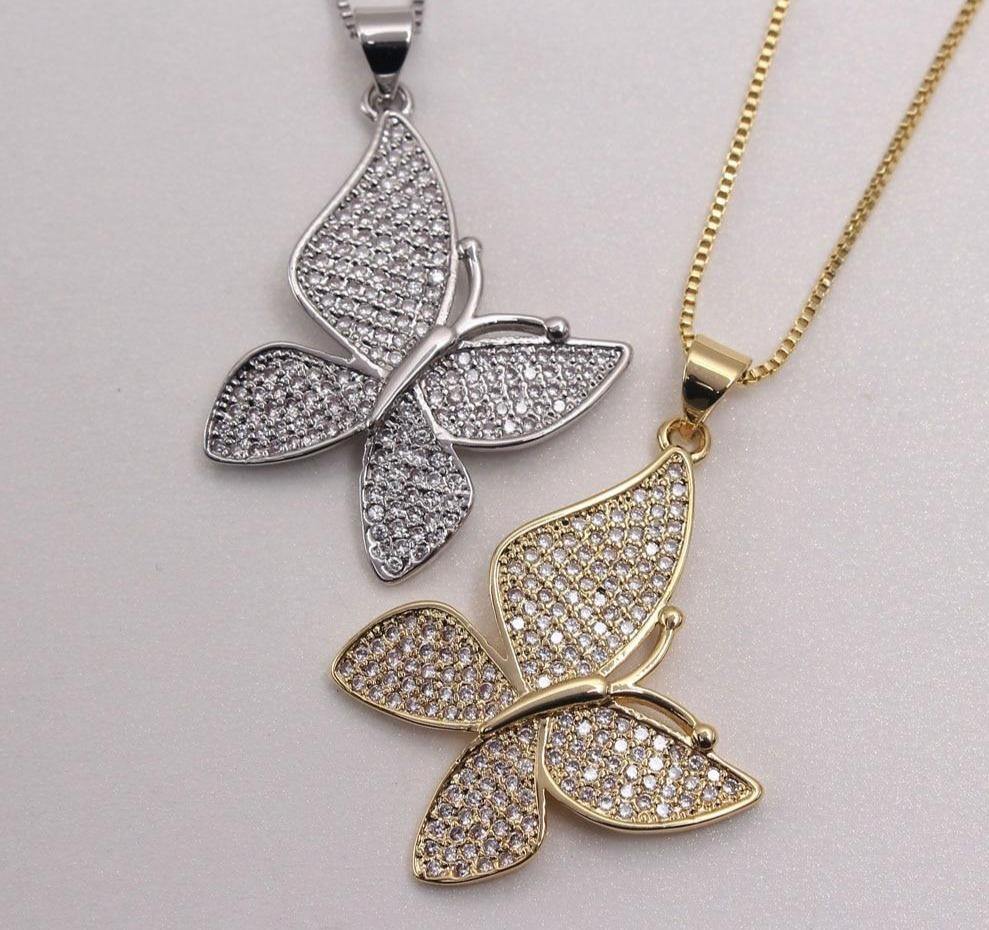 VANESSA Butterfly Necklace - Rosetose