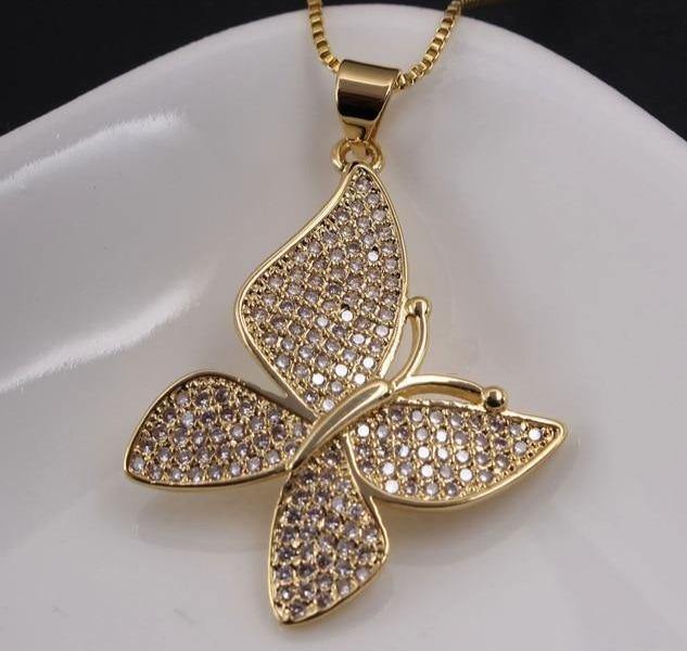 VANESSA Butterfly Necklace - Rosetose
