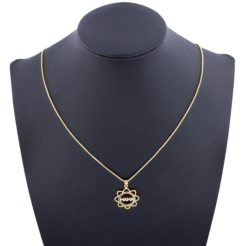 Mama Sunflower Multicolor Necklace - Rosetose