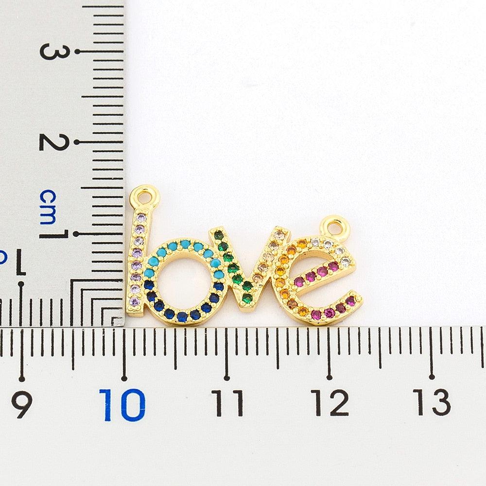 Love Crystal Necklace - Rosetose