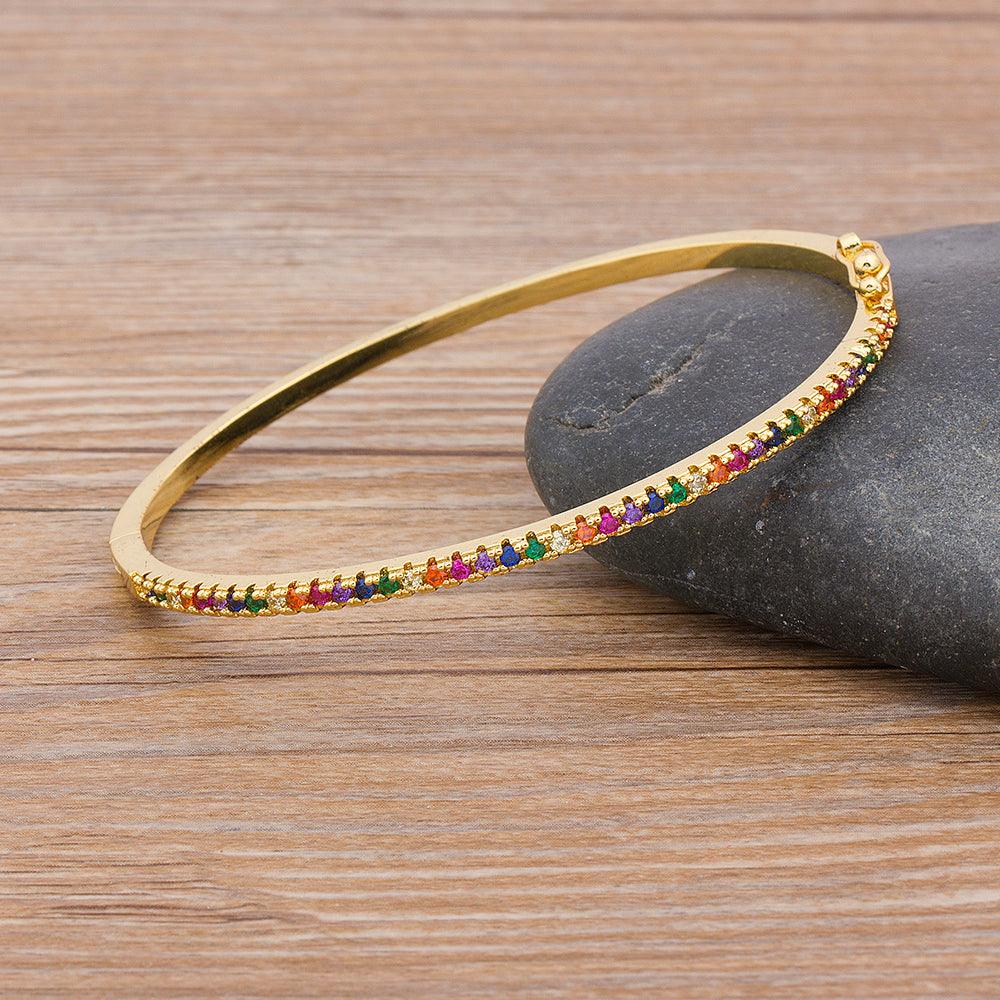 Noreen Multicolor Bangle - Rosetose