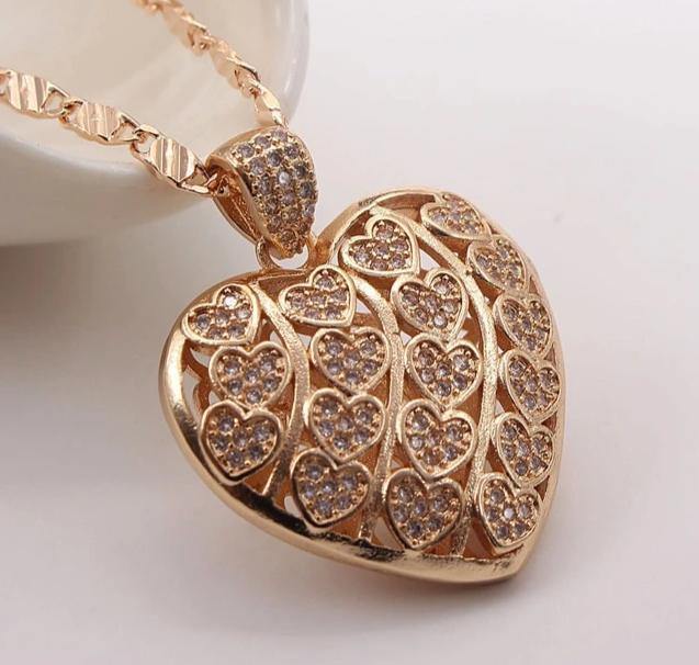 CHERYL Heart Necklace - Rosetose