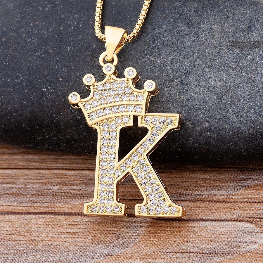 Royalty Initial Necklace - Rosetose
