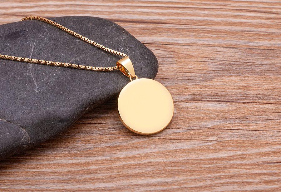 Lily Multicolor Initial Necklace - Rosetose