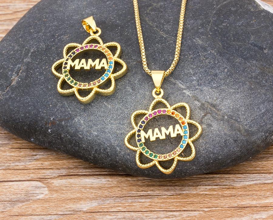 Mama Sunflower Multicolor Necklace - Rosetose