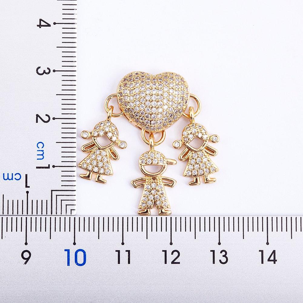 Delight Crystal Heart Necklace - Rosetose