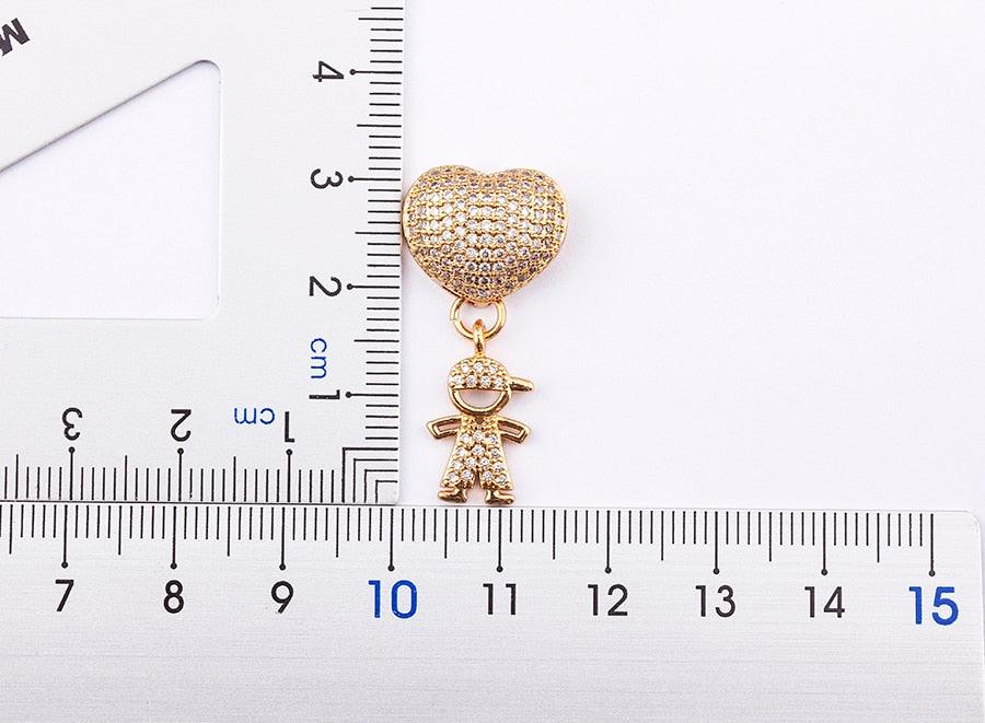 Delight Crystal Heart Necklace - Rosetose