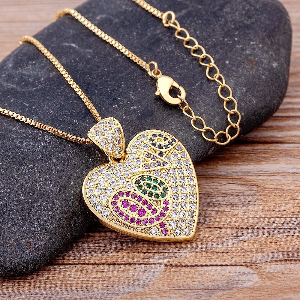 Bella Heart Necklace - Rosetose