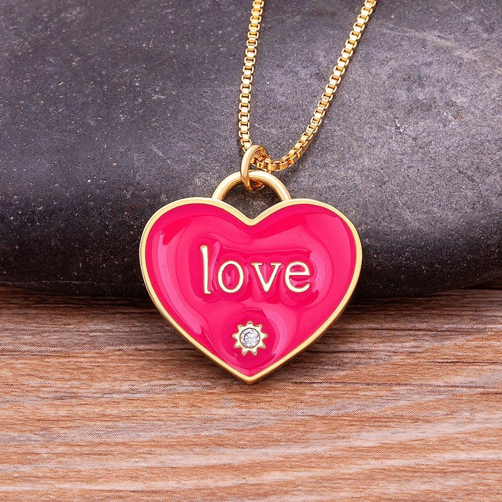 Natalie Heart Necklace - Rosetose