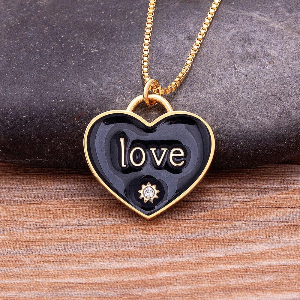 Natalie Heart Necklace - Rosetose
