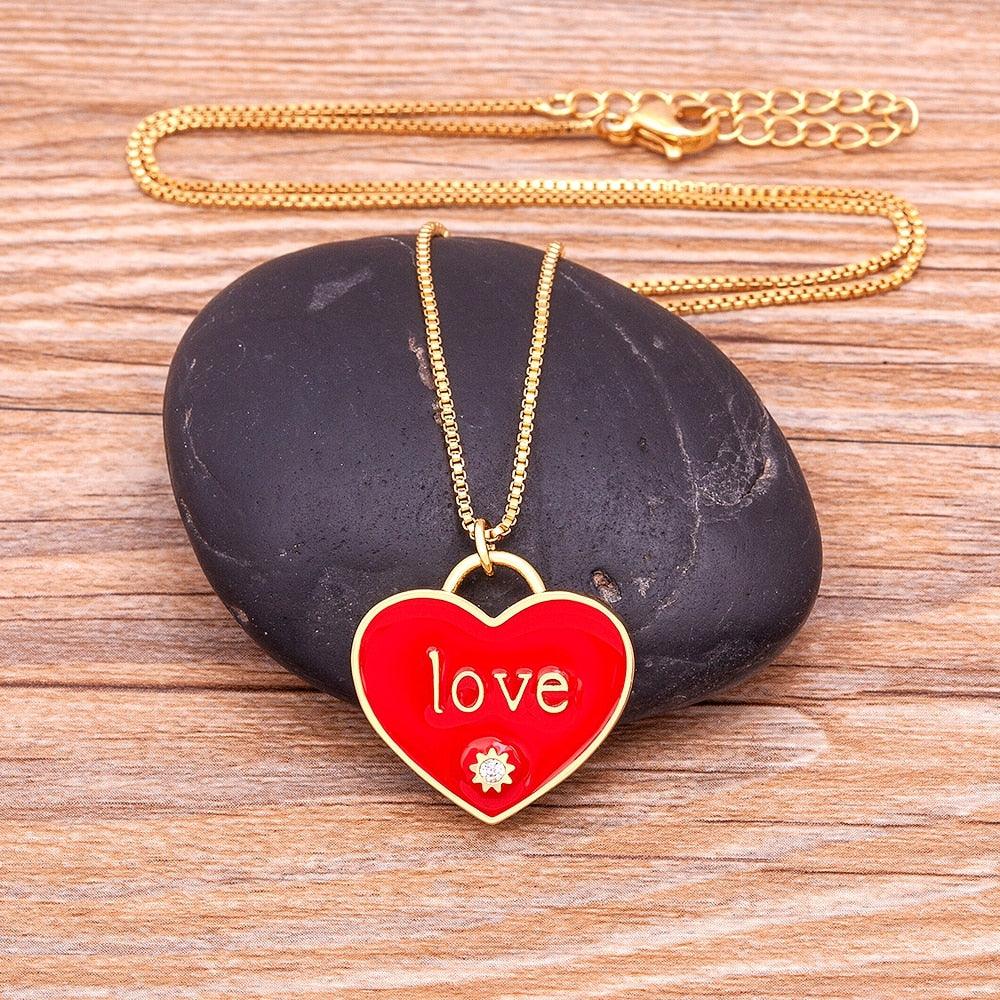 Natalie Heart Necklace - Rosetose