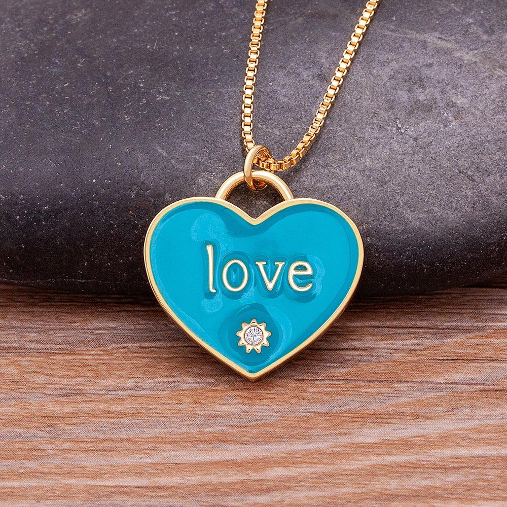 Natalie Heart Necklace - Rosetose