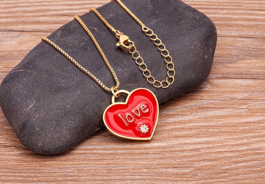 Natalie Heart Necklace - Rosetose