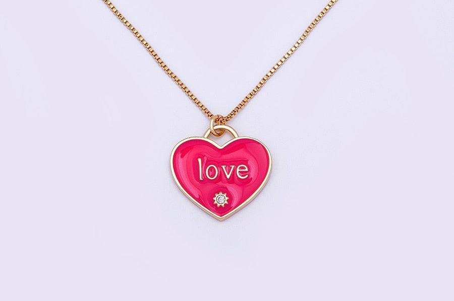 Natalie Heart Necklace - Rosetose