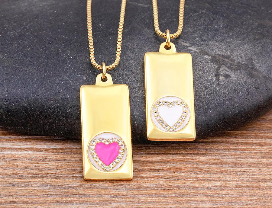 Aloha Heart Necklace - Rosetose