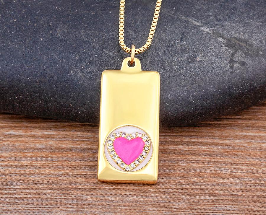 Aloha Heart Necklace - Rosetose