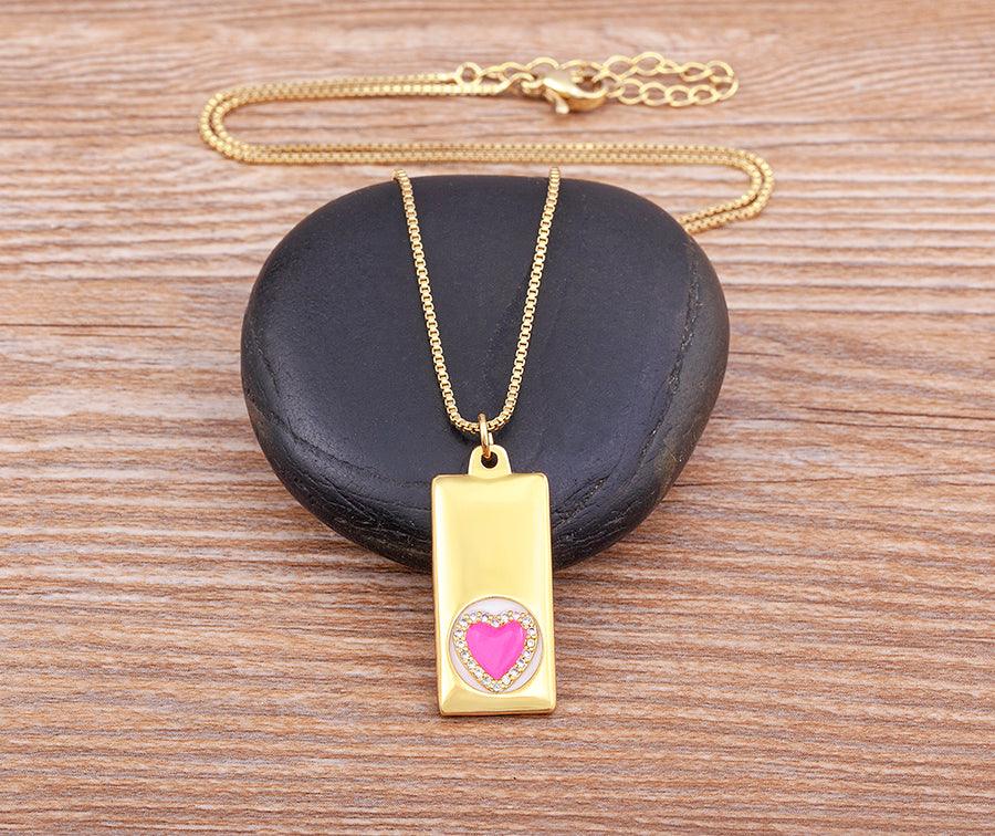 Aloha Heart Necklace - Rosetose