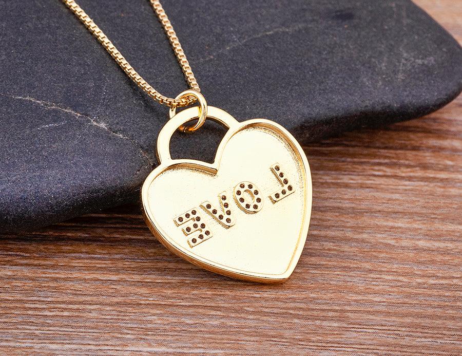 Adora Love Crystal Necklace - Rosetose