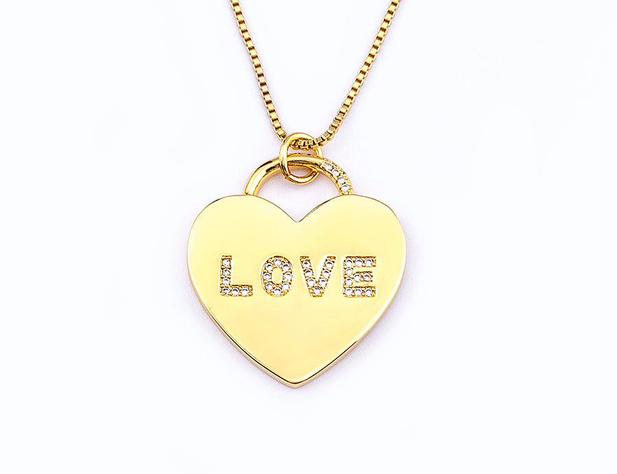 Adora Love Crystal Necklace - Rosetose