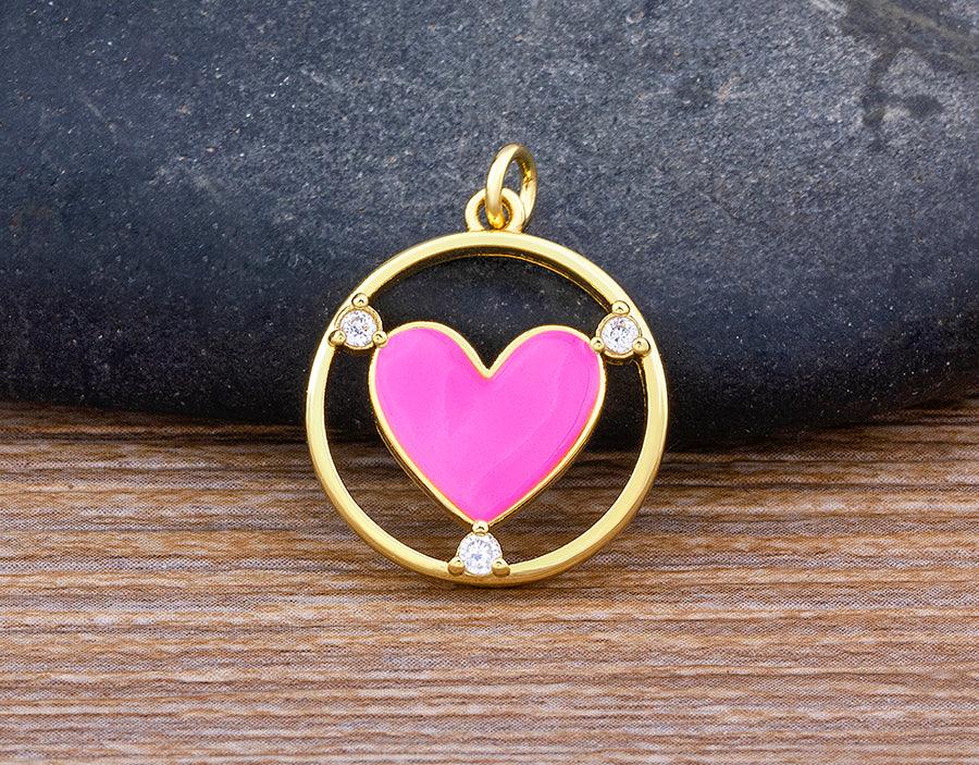 Amanda Heart Necklace - Rosetose