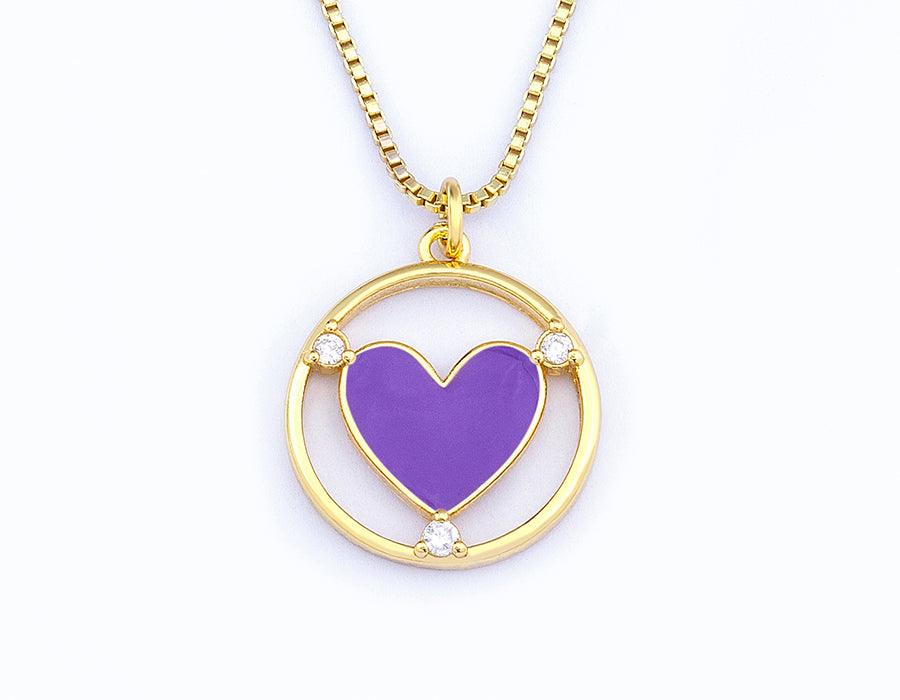 Amanda Heart Necklace - Rosetose