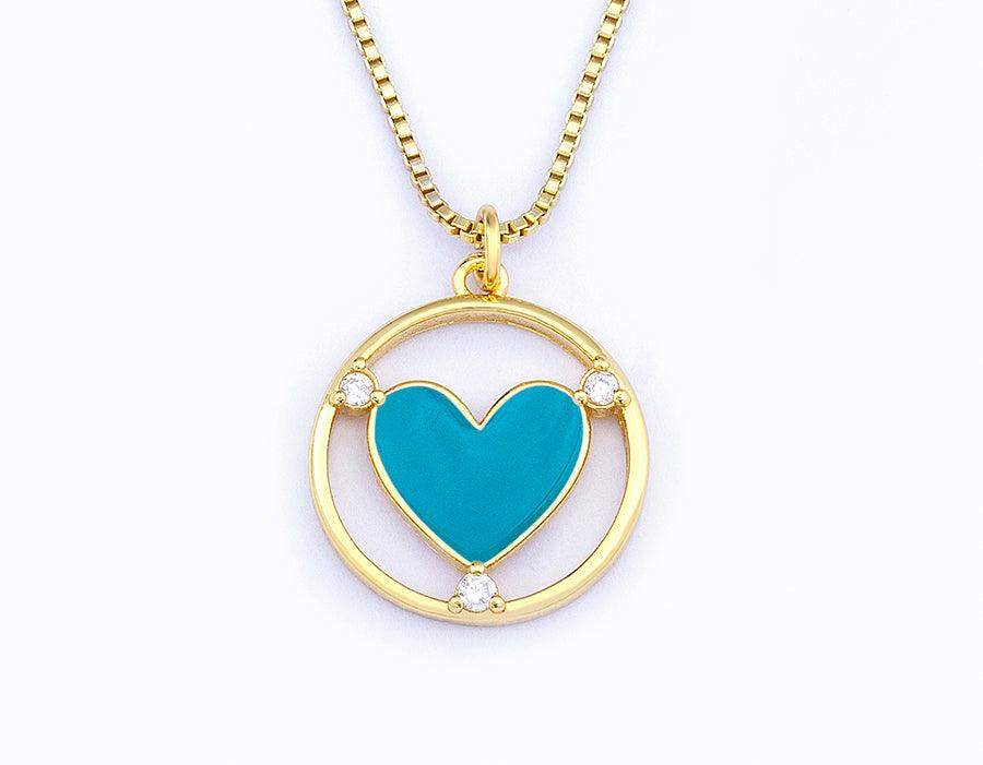 Amanda Heart Necklace - Rosetose